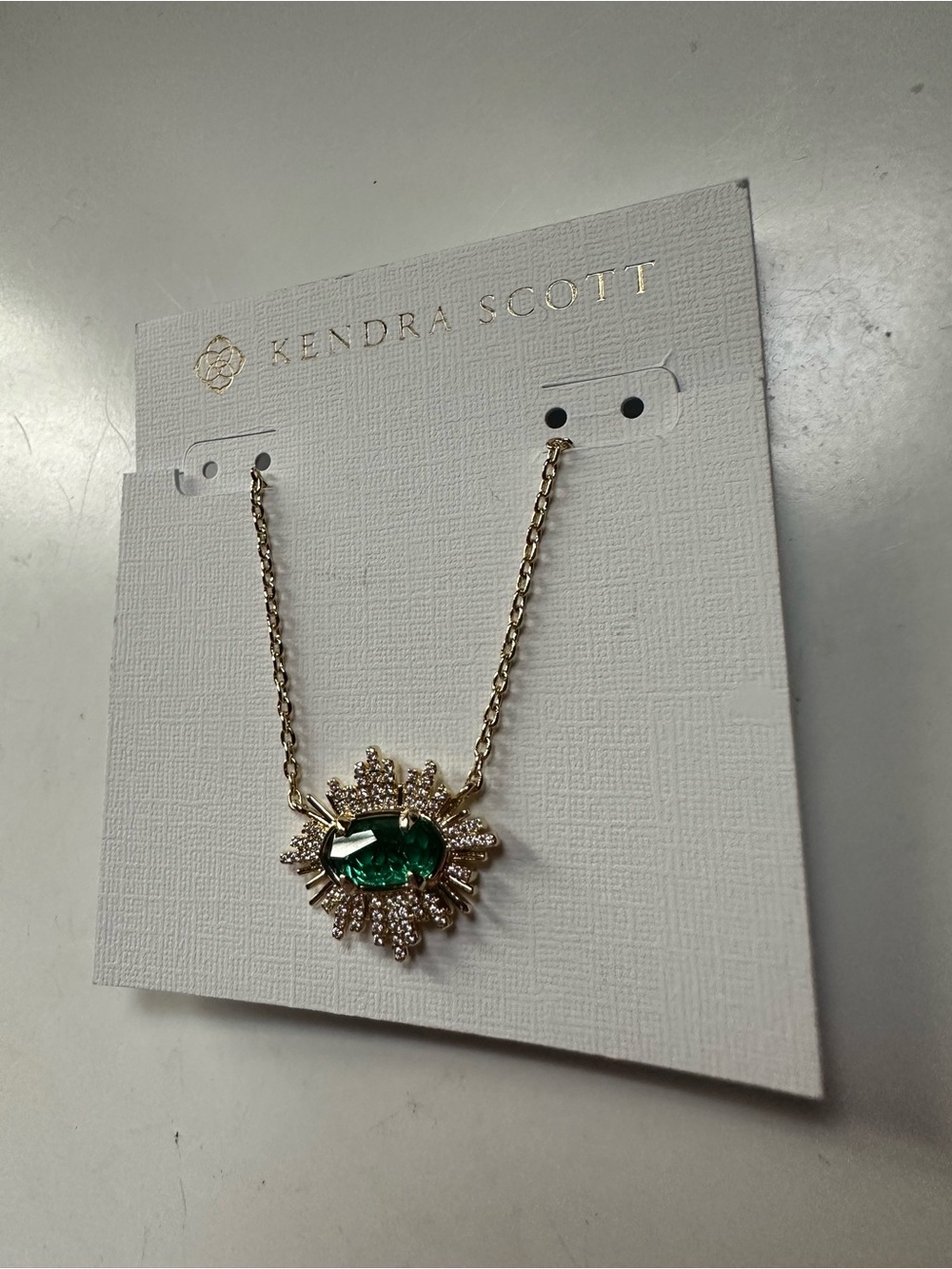 Kendra Scott Grayson Sunburst Pendant Necklace NWT